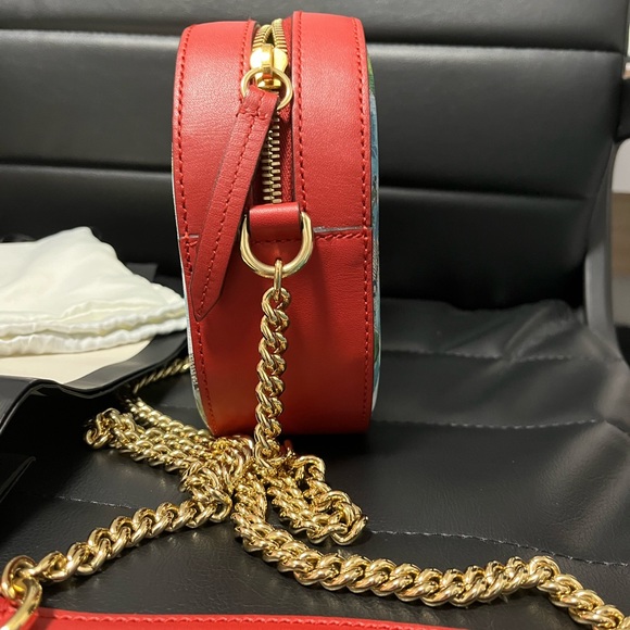 GG Supreme Bloom Chain Strap Small Blue - Picture 7 of 9